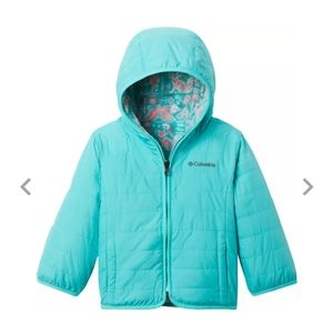 Columbia Toddler Girls' Reversible Double Trouble Insulated Jacket